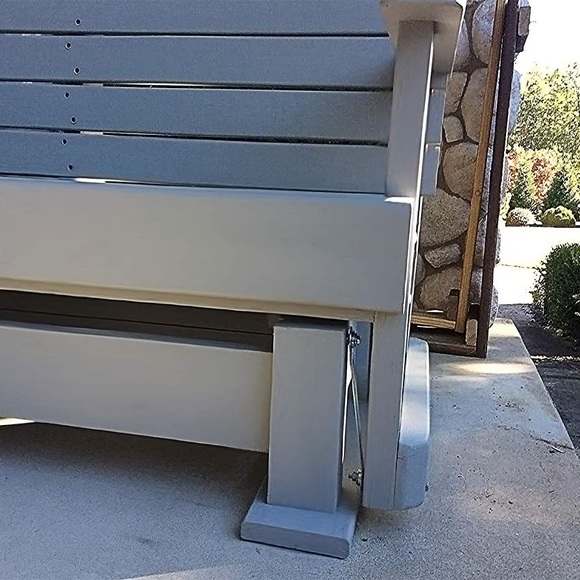 (2) Glider Chair Arm Bracket 10” Hardware for Rocking Horse Chair Couch Ect - Picture 3 of 10